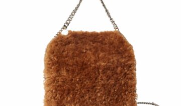 Stella McCartney Falabella Plush Tiny Tote Bag Ginger