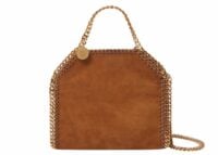 stella mccartney falabella suede tiny tote bag brandy 1 1