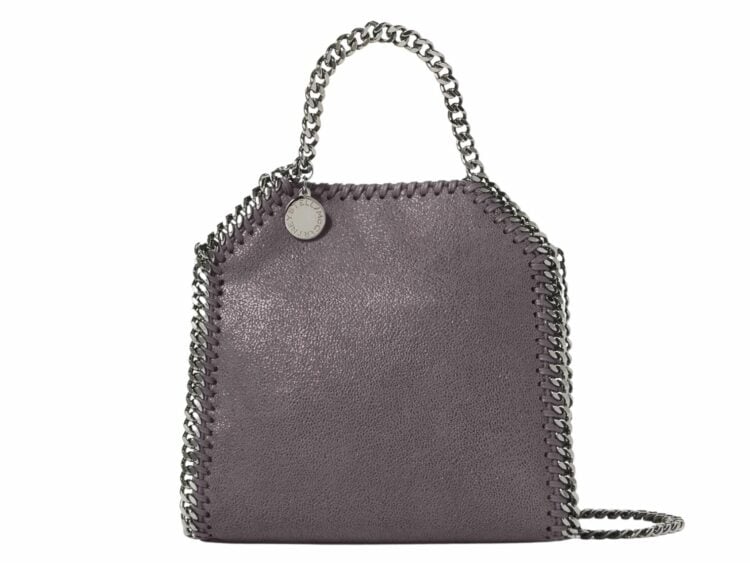 stella mccartney falabella tiny tote bag bark 1 1