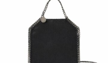Stella McCartney Falabella Tiny Tote Bag Black