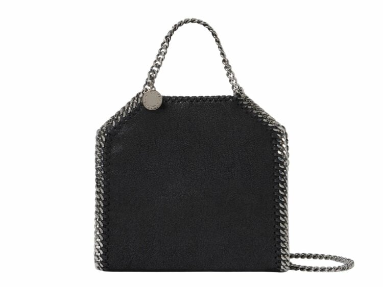 stella mccartney falabella tiny tote bag black 1 1