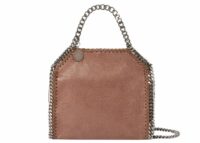 Stella McCartney Falabella Tiny Tote Bag Dark Taupe