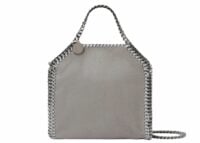 stella mccartney falabella tiny tote bag grey 1 1