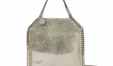 Stella McCartney Falabella Tiny Tote Bag Lime Light Green