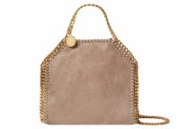Stella McCartney Falabella Tiny Tote Bag Moss Gold