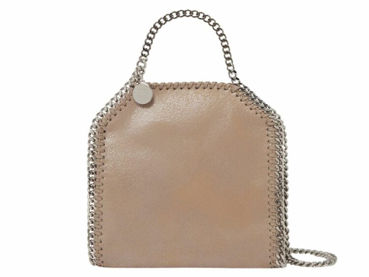 stella mccartney falabella tiny tote bag pink pearl 1 1