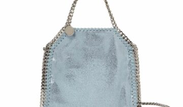 Stella McCartney Falabella Tiny Tote Bag Sapphire Blue