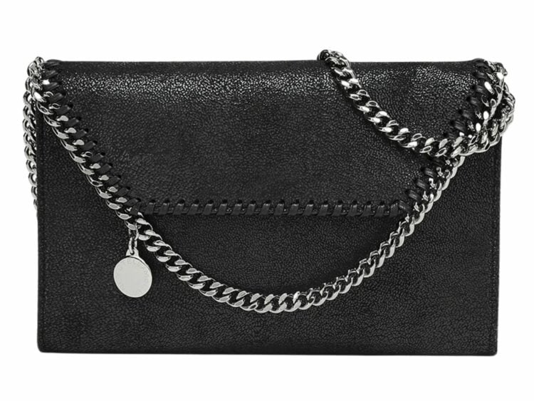 stella mccartney falabella wallet crossbody bag black 1 1