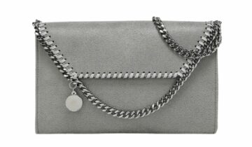 Stella McCartney Falabella Wallet Crossbody Bag Grey