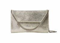 stella mccartney falabella wallet on chain light lime green 1 1