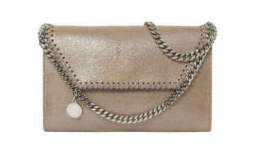 Stella McCartney Falabella Wallet on Chain Pink Pearl