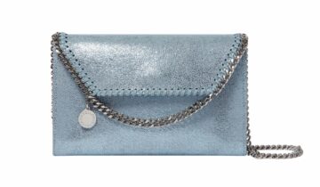 Stella McCartney Falabella Wallet on Chain Sapphire Blue