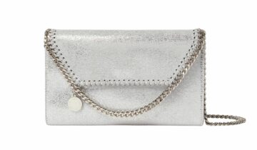 Stella McCartney Falabella Wallet on Chain Silver