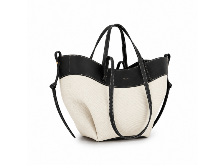 Polène Cyme Mini Edition Black Canvas