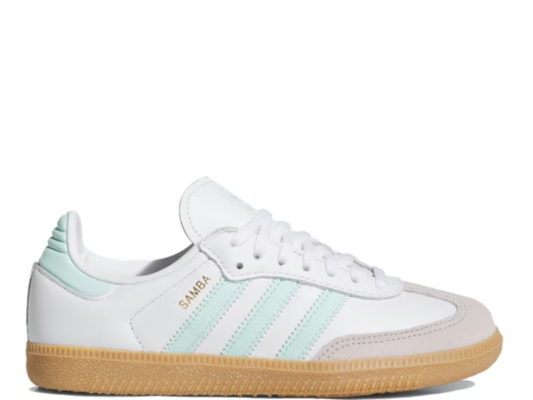 adidas samba og white semi flash aqua gs 1 1