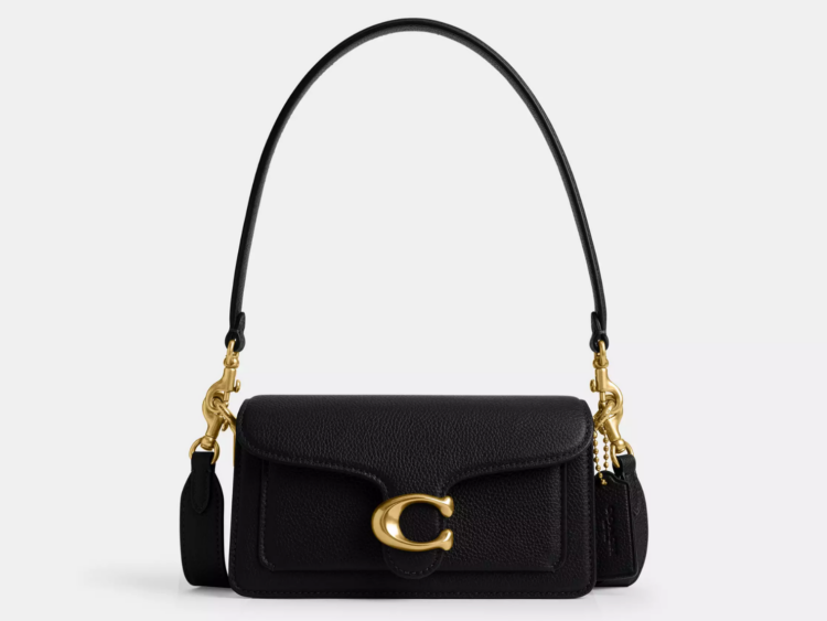 coach tabby shoulder bag 20 brassblack 1 1