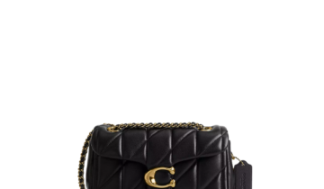 Coach Tabby Shoulder Bag 20 Pillow Quilting Brass/Black