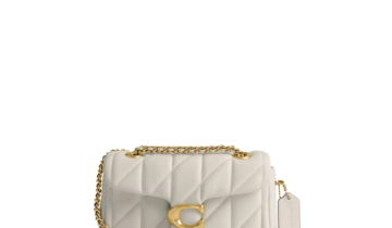 Coach Tabby Shoulder Bag 20 Pillow Quilting Brass/Chalk