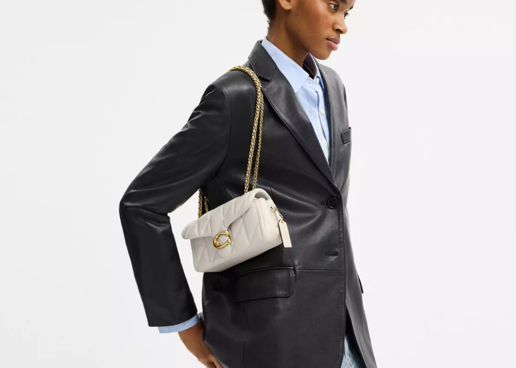 Coach Tabby Shoulder Bag 20 Pillow Quilting Brass/Chalk - CP149