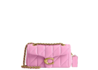 coach tabby shoulder bag 20 pillow quilting brassflower pink 1 1
