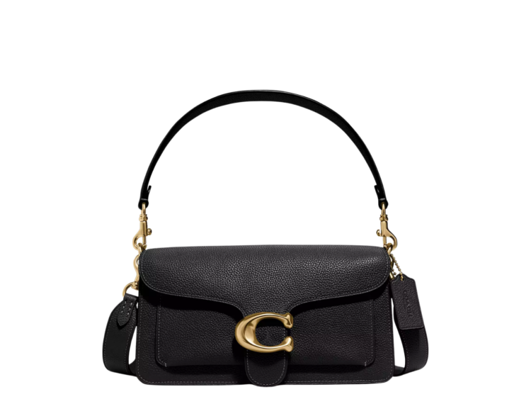coach tabby shoulder bag 26 brassblack 1 1