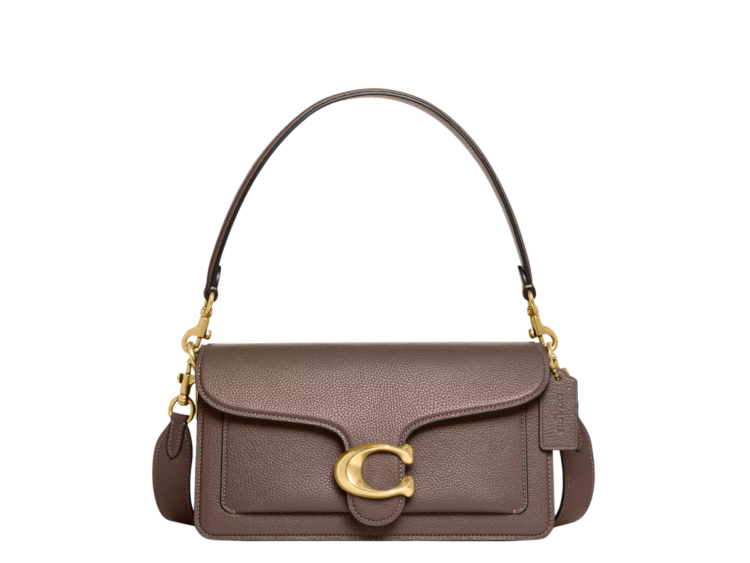 coach tabby shoulder bag 26 brassdark stone 1 1