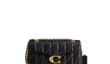 Coach Tabby Shoulder Bag 26 Pillow Quilting Brass/Black