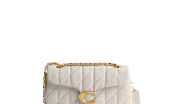 Coach Tabby Shoulder Bag 26 Pillow Quilting Brass/Chalk