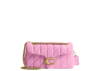 coach tabby shoulder bag 26 pillow quilting brassflower pink 1 1