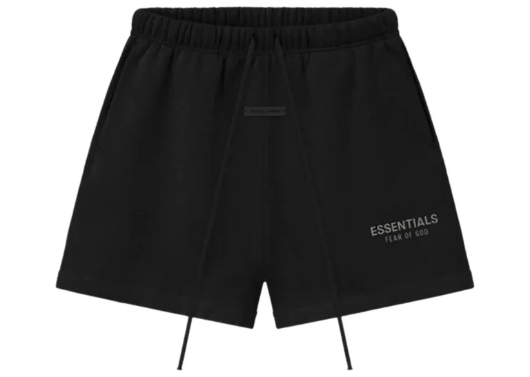 Fear of God Essentials Classic Fleece Sweatshort Jet Black
