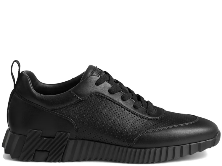 hermes bouncing sneaker black perforated 1 1
