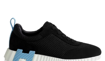 Hermes Bouncing Sneaker Black White Blue