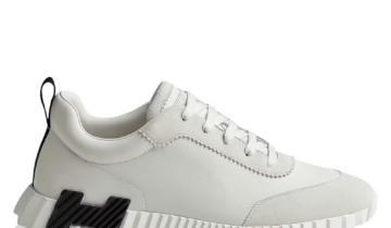 Hermes Bouncing Sneaker White Black