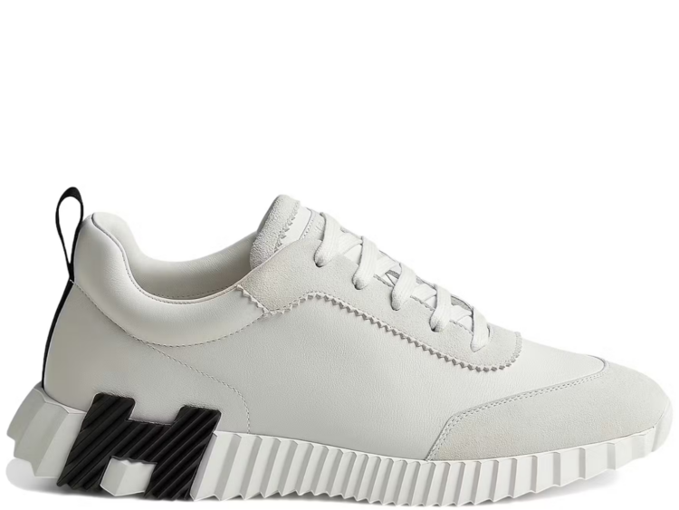 hermes bouncing sneaker white black 1 1