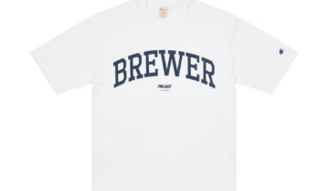 Palace Champion Shop Brewer T-shirt London White