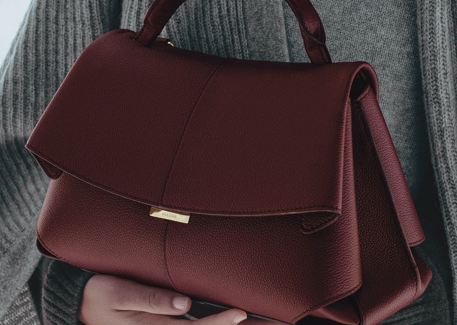 polene mokki edition textured black cherry 2 1