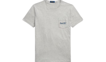 Polo Ralph Lauren Custom Slim Fit Polo Bear Jersey T-Shirt Heather Heritage Bear