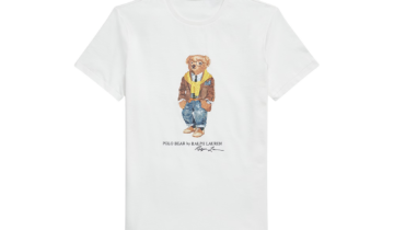 Polo Ralph Lauren Custom Slim Fit Polo Bear Jersey T-Shirt Hudson Valley Bear