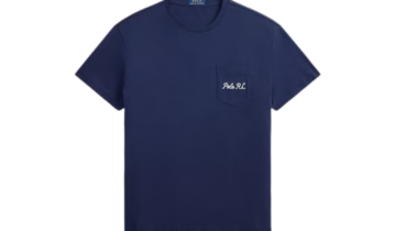 Polo Ralph Lauren Custom Slim Fit Polo Bear Jersey T-Shirt Newport Navy Society Bear