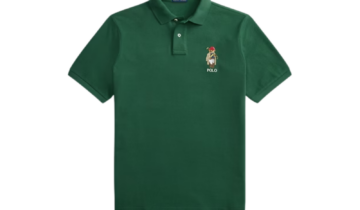 Polo Ralph Lauren Custom Slim Fit Polo Bear Mesh Polo New Forest Society Bear