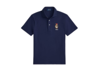 polo ralph lauren custom slim fit polo bear mesh polo newport navy bear 1 1