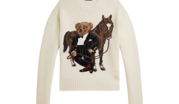 Polo Ralph Lauren Lunar New Year Polo Bear Wool Jumper Nevis