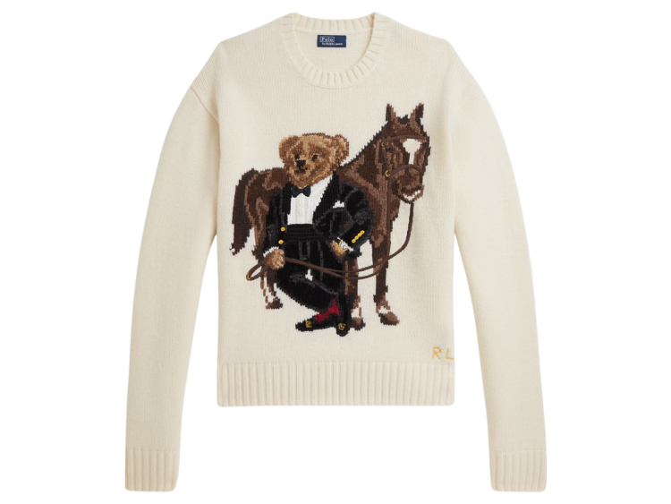 polo ralph lauren lunar new year polo bear wool jumper nevis 1 1