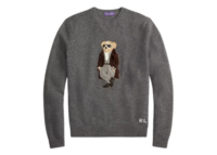 polo ralph lauren polo bear cashmere jumper medium grey melange 1 1