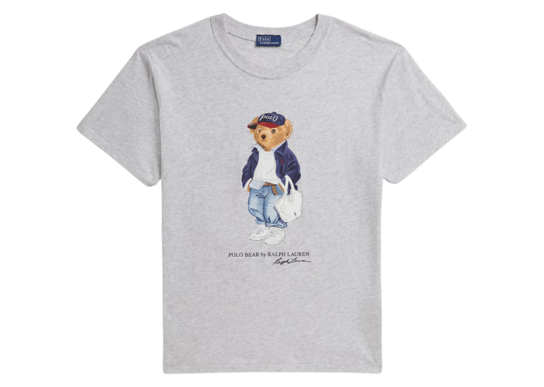 Polo Ralph Lauren Polo Bear Cotton Jersey T-Shirt Light Smoke Heather