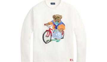 Polo Ralph Lauren Polo Bear Cotton Roll Neck Jumper Deckwash White