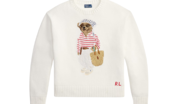 Polo Ralph Lauren Polo Bear Crewneck Jumper White Multi