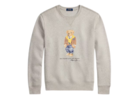 polo ralph lauren polo bear fleece sweatshirt loft heather heritage bear 1 1