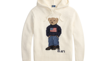 Polo Ralph Lauren Polo Bear Hooded Jumper Parchment Cream