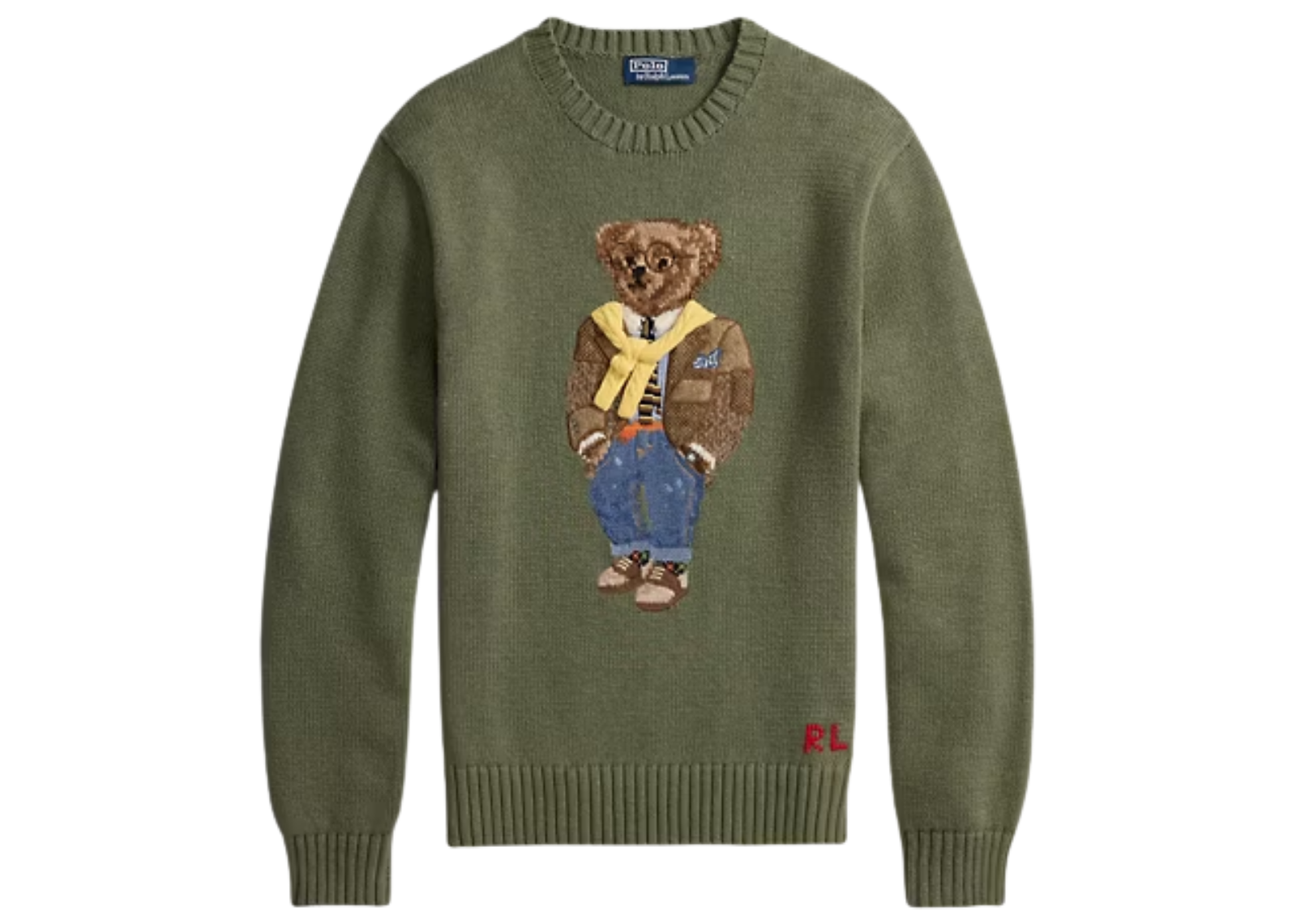 polo ralph lauren polo bear jumper lovette heather 1 1